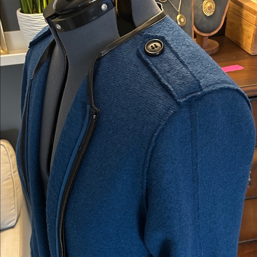 Chico's Blue and Black Jacket - Picture 5 of 6